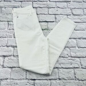 Judy Blue Womans Skinny Fit 3/26 White Jeans Stretch Comfort